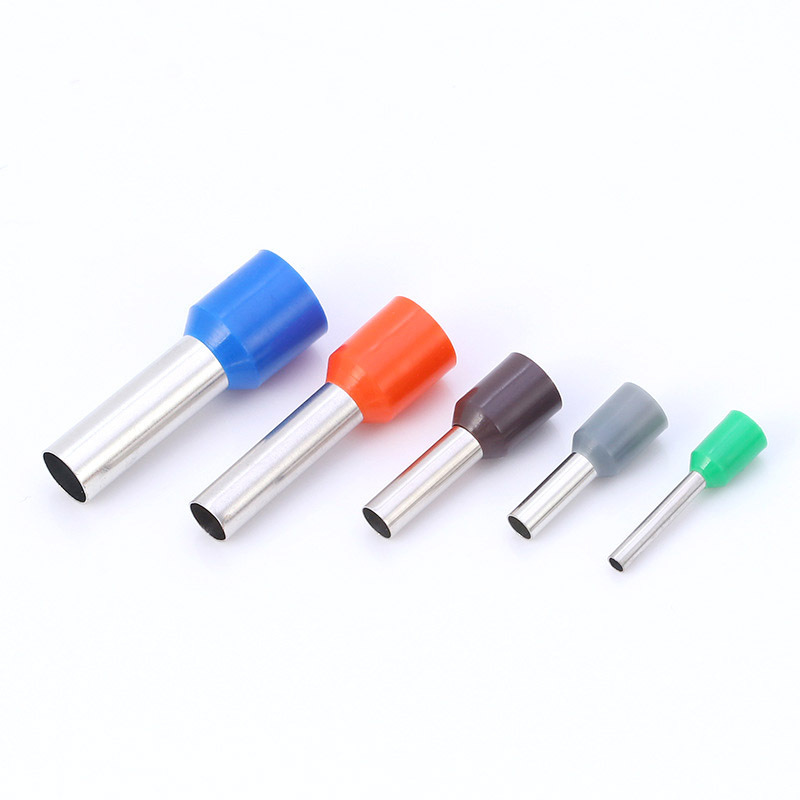 E2508 Pin Cable Wire Cord End Terminal 14AWG Insulated Crimp Bootlace Ferrule,insulation twin cord terminal end and sleeve