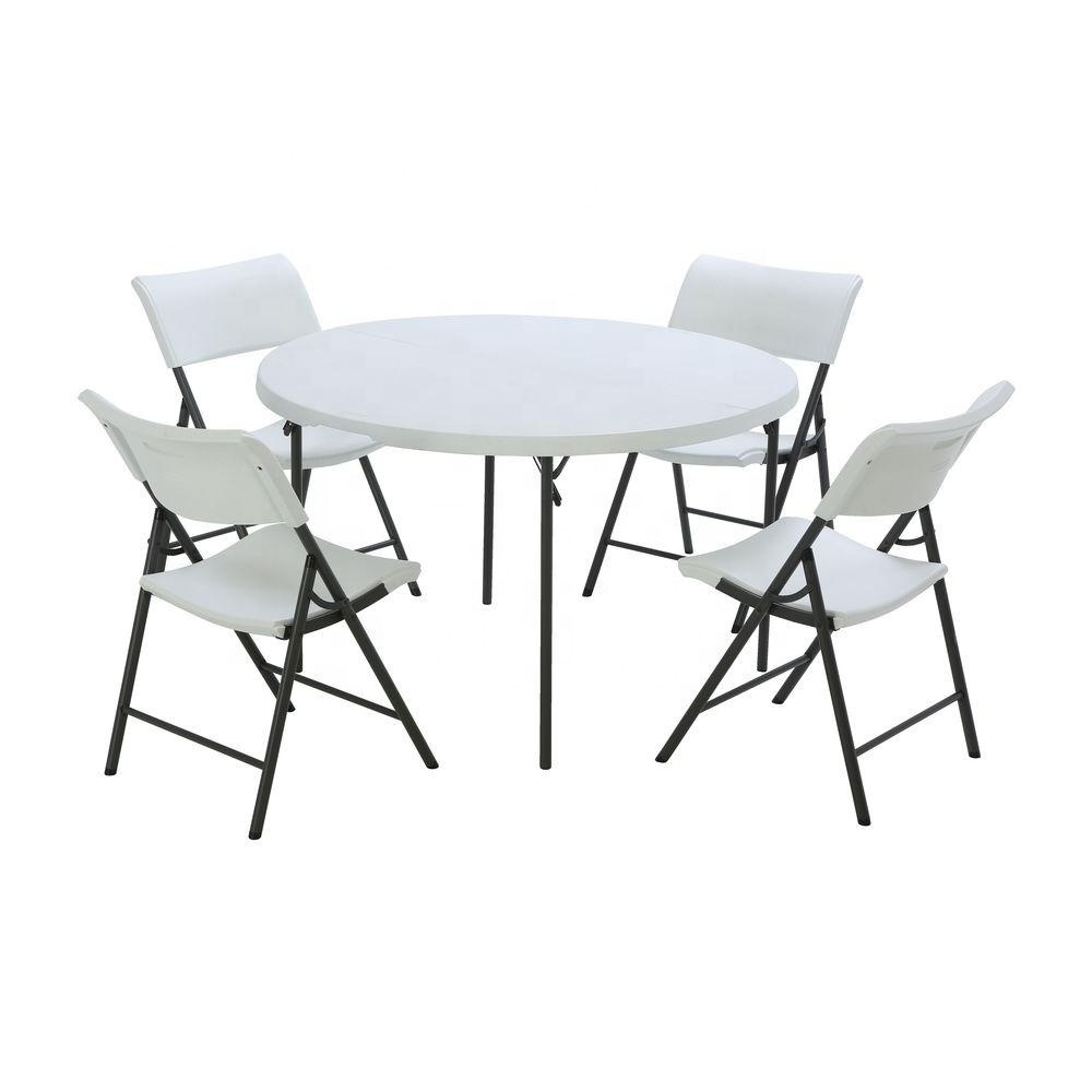 Outdoor folding tables and chairs sets for events