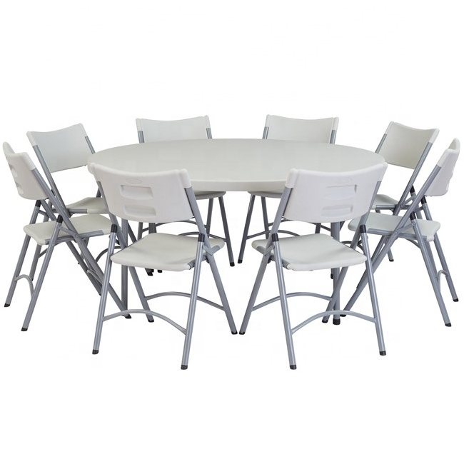 Outdoor folding tables and chairs sets for events