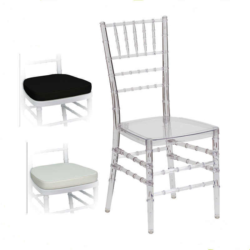 Transparent plexi cbm plastic wedding chairs for sale