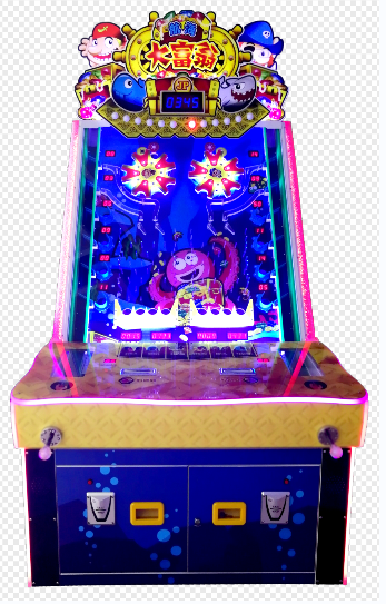 Treasure Hunt Coin Pusher Arcade Lottery Game Machine Redemption Arcade Machine Ticket Lottery Game Machine For Kids