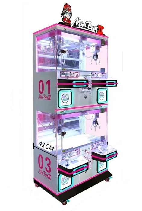 Shopping Mall  Coin Operated New 4 Players Mini Baby Claw Machine Toys Catcher Crane Vending Machine