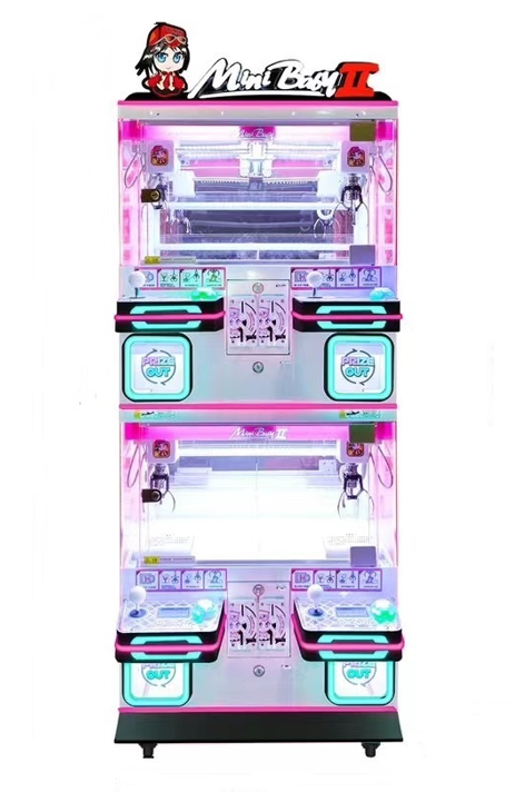 Shopping Mall  Coin Operated New 4 Players Mini Baby Claw Machine Toys Catcher Crane Vending Machine