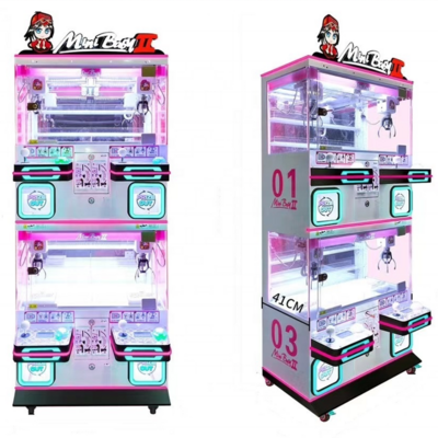 Shopping Mall  Coin Operated New 4 Players Mini Baby Claw Machine Toys Catcher Crane Vending Machine