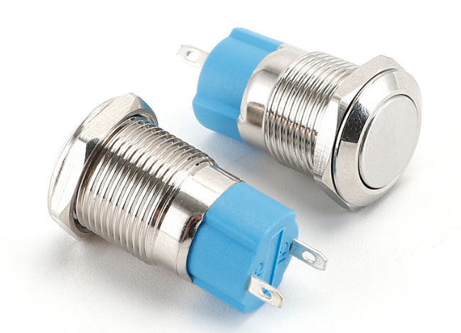 High quality 12mm waterproof metal pushbutton switch