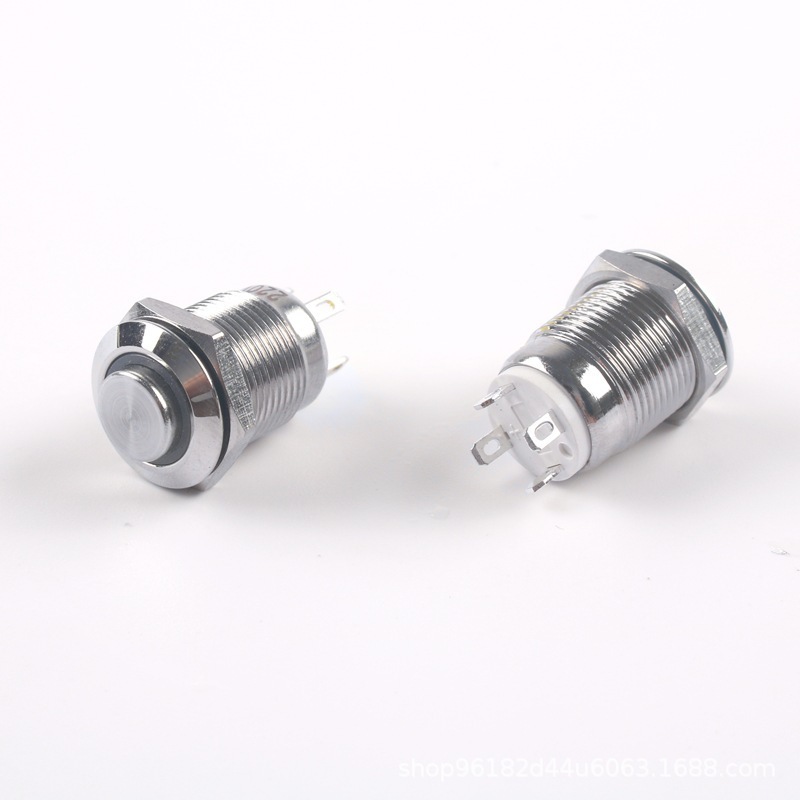 High quality 12mm waterproof metal pushbutton switch