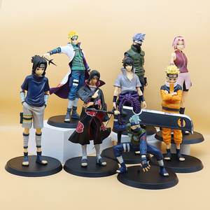 High quality custom anime action figure model toy anime figure 8 styles na ruto custom pvc toy figurine