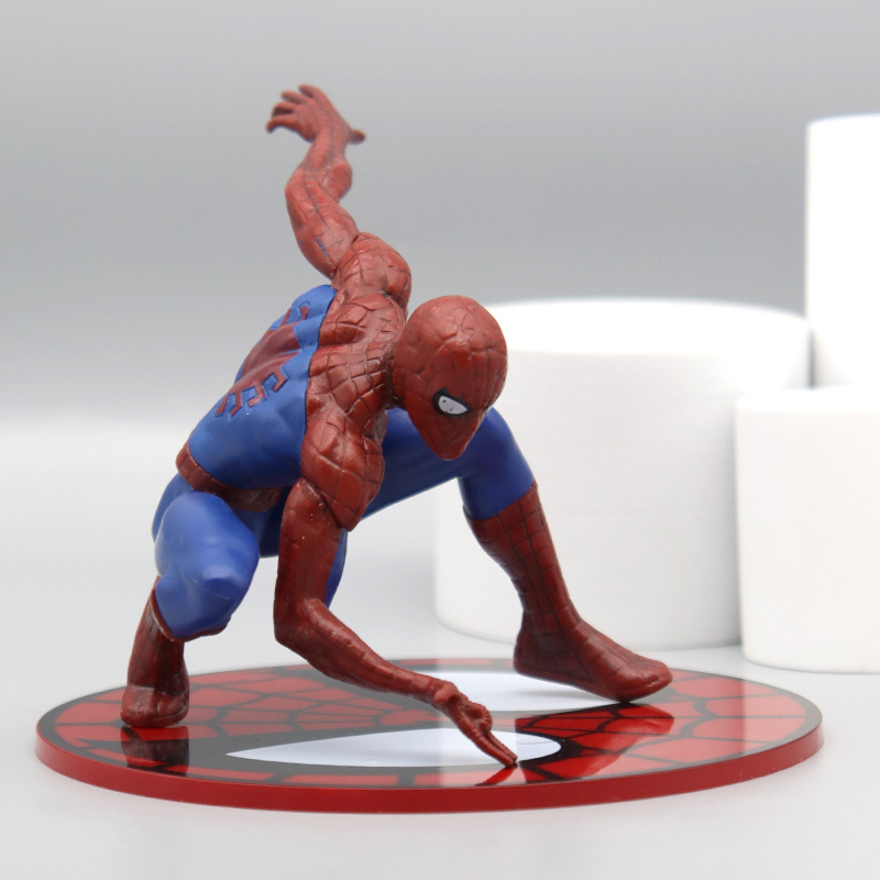 Marve1 super Hero solid spiderman figure Avengesr movie PVC Model Toy action Figures for Boys Gift