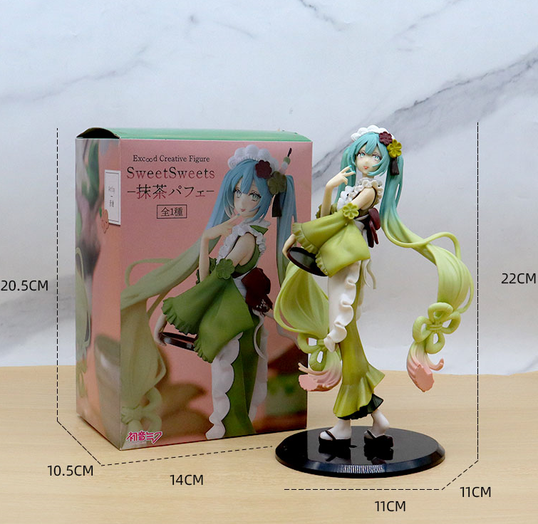 New fashionable item japanese action figure anime adult sexy 22cm Matcha version anime girl figures