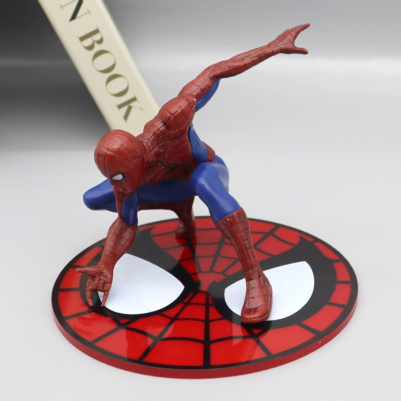 Marve1 super Hero solid spiderman figure Avengesr movie PVC Model Toy action Figures for Boys Gift