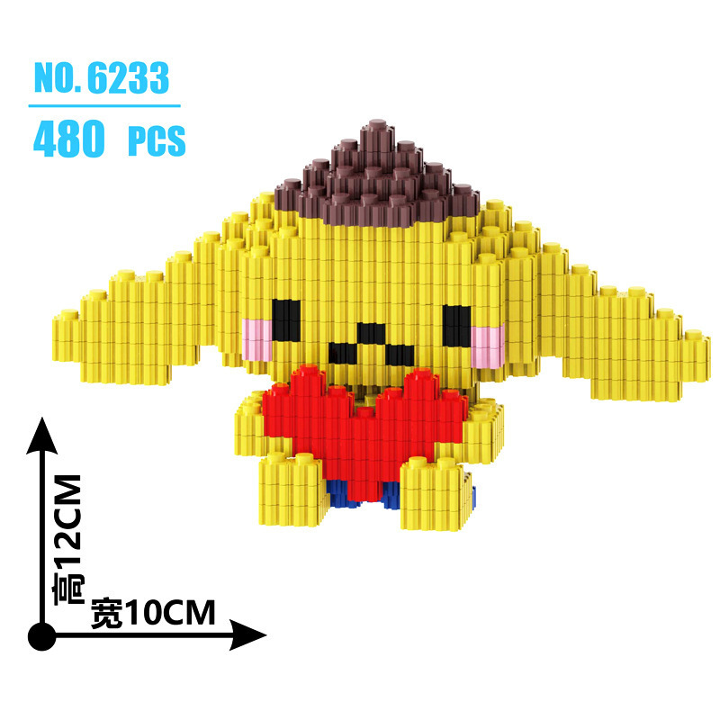 top quality new style educational toy plastic toys anime compatible with Legos classic building block toy