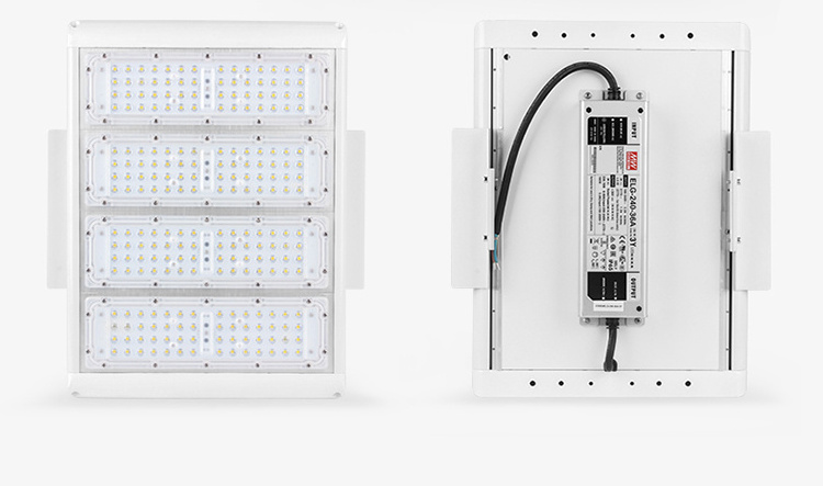 120W 160W 200W Industrial High Lumen Recessed Ceiling Led Gas Station Lamp