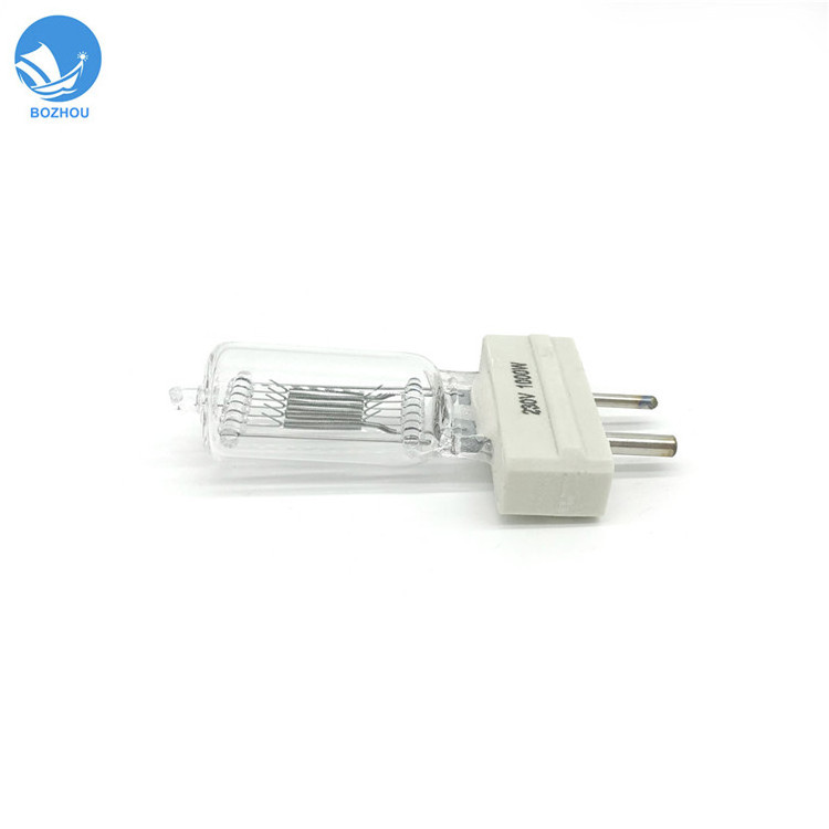 High lumen 1000W 2000W tungsten halogen spot light lamp replace bulb