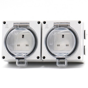 High Quality Waterproof IP66 switch socket  with Waterproof cover for outdoor