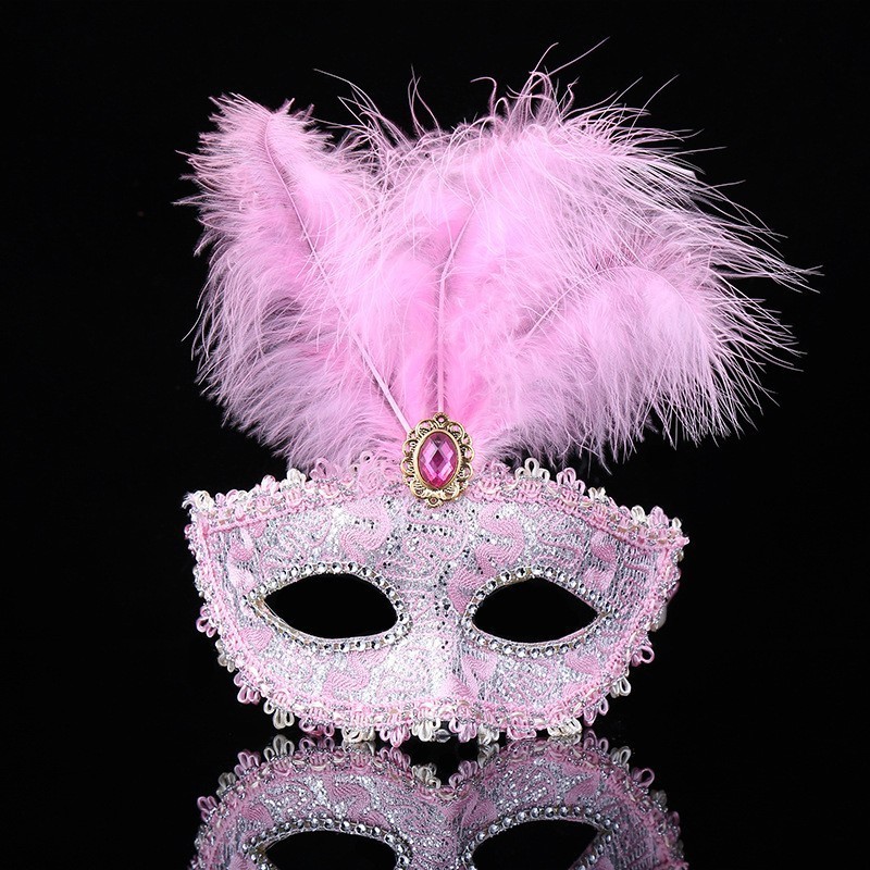 Wholesale Masquerade Halloween Party Feather Mask Christmas Mardi Gras Wedding Venetian Carnival for party