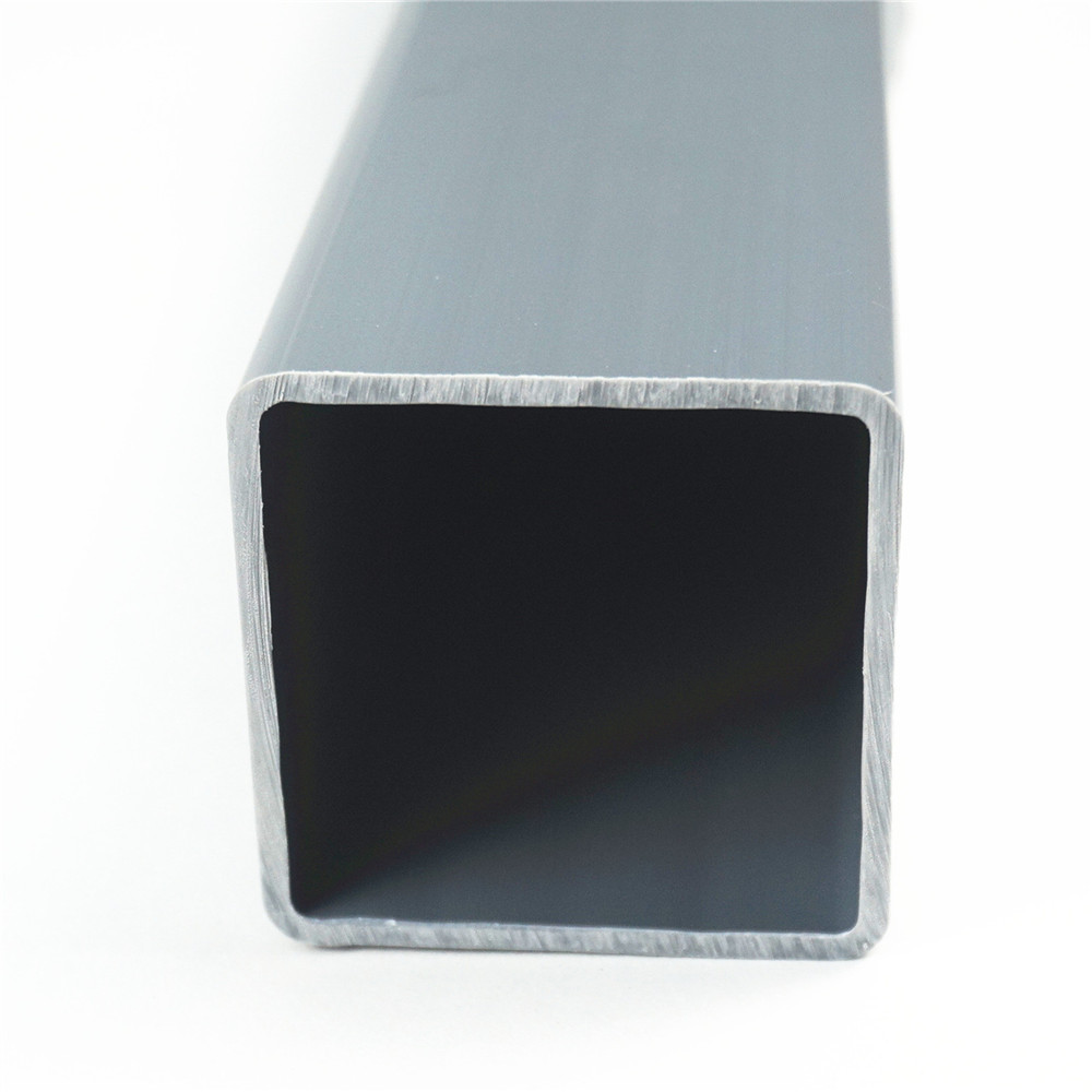 PVC guardrail tube hard plastic pipe colored rectangular tube