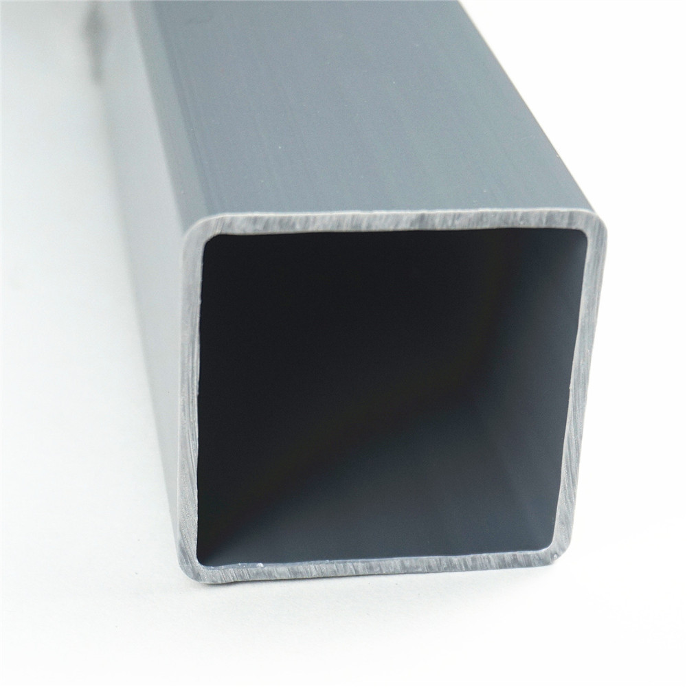 PVC guardrail tube hard plastic pipe colored rectangular tube