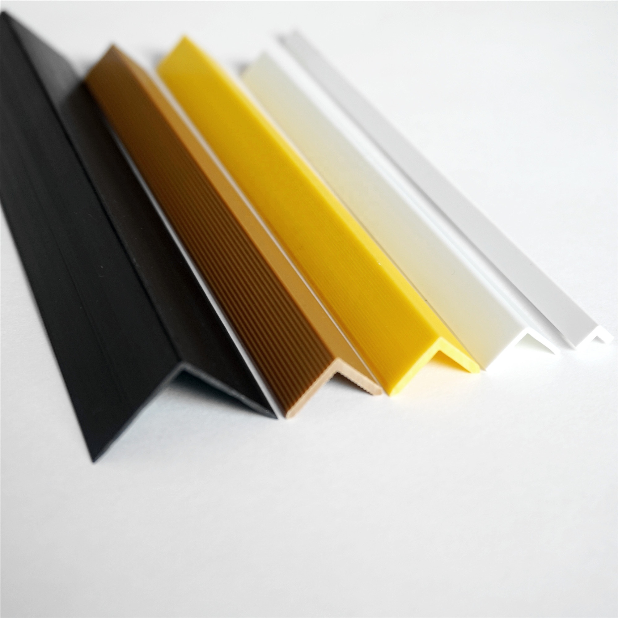 plastic strip pvc plastic chamfer for concrete wall L Wholesale PVC edge banding edge protection plastic strip corner guards