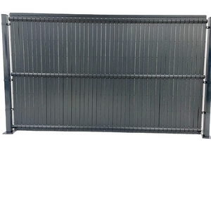 Fencing Privacy galvanized fence PVC Plastic Slats closure kit occultation closure grillage exterieur for aluminum fence panels