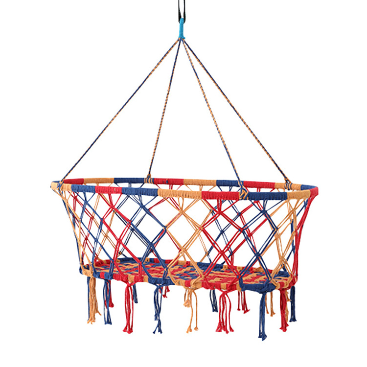 Baby Kids Sleeping Hanging Chair Handmade Macrame Cotton Indoor Outdoor Hanging Hammock Swing