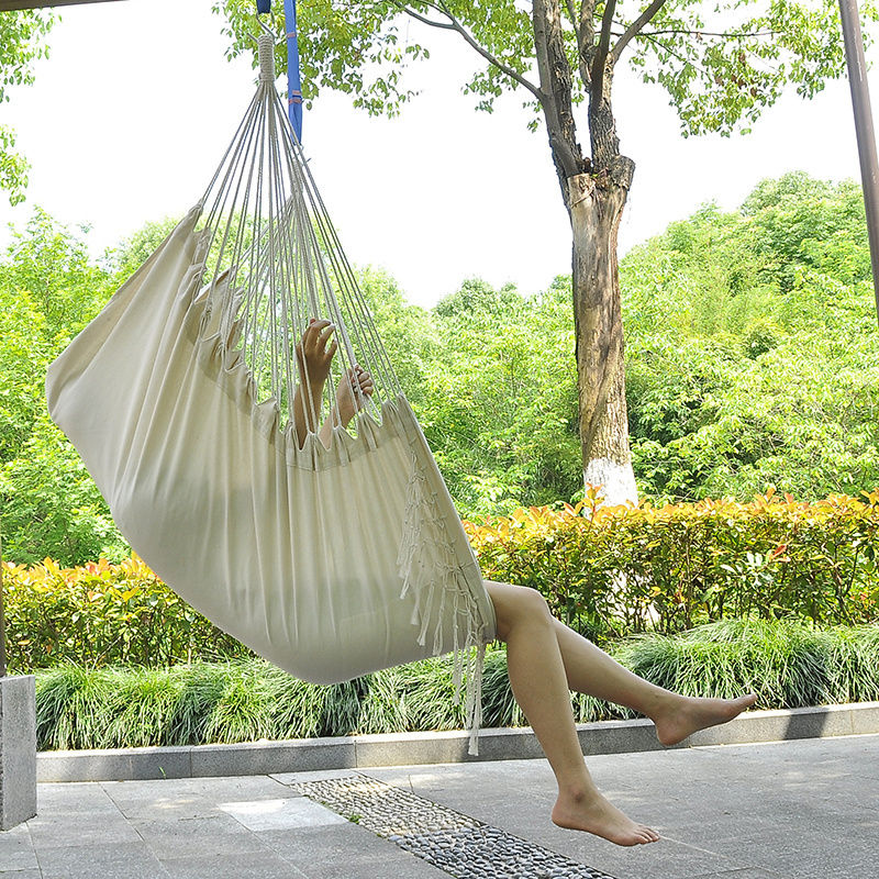 Oversized Hammock Chair With Hanging Hardware Kit Swing Chair For Indoor Outdoor Max 330 Lbs Include Carry Bag Cushions