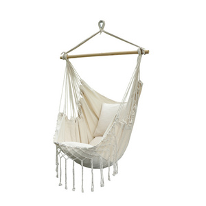 Oversized Hammock Chair With Hanging Hardware Kit Swing Chair For Indoor Outdoor Max 330 Lbs Include Carry Bag Cushions