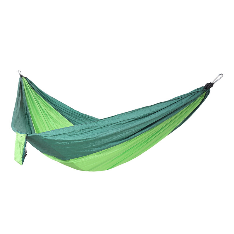 Parachute Cloth Hammock Outdoor Double Leisure Hammock Small Wholesale 210t Nylon Hammock