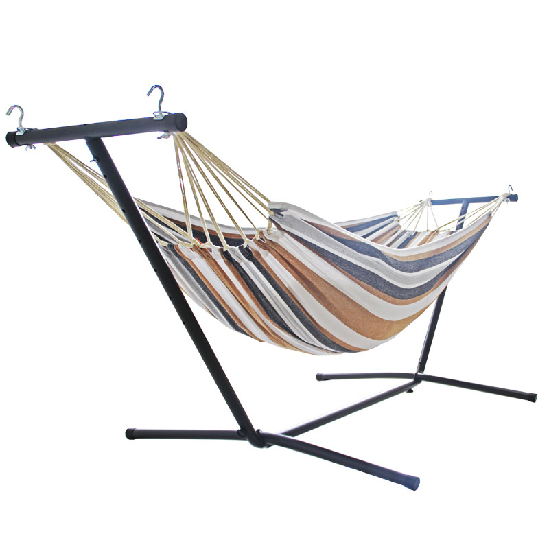 Pirny High Quality And Colorful Outdoor New Design Heavy Duty Standing Hammock With Iron Pipe Stand