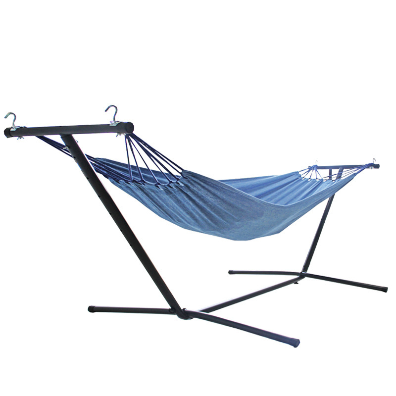 Pirny High Quality And Colorful Outdoor New Design Heavy Duty Standing Hammock With Iron Pipe Stand