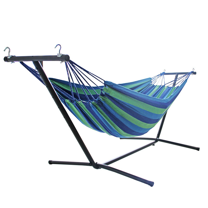 Pirny High Quality And Colorful Outdoor New Design Heavy Duty Standing Hammock With Iron Pipe Stand