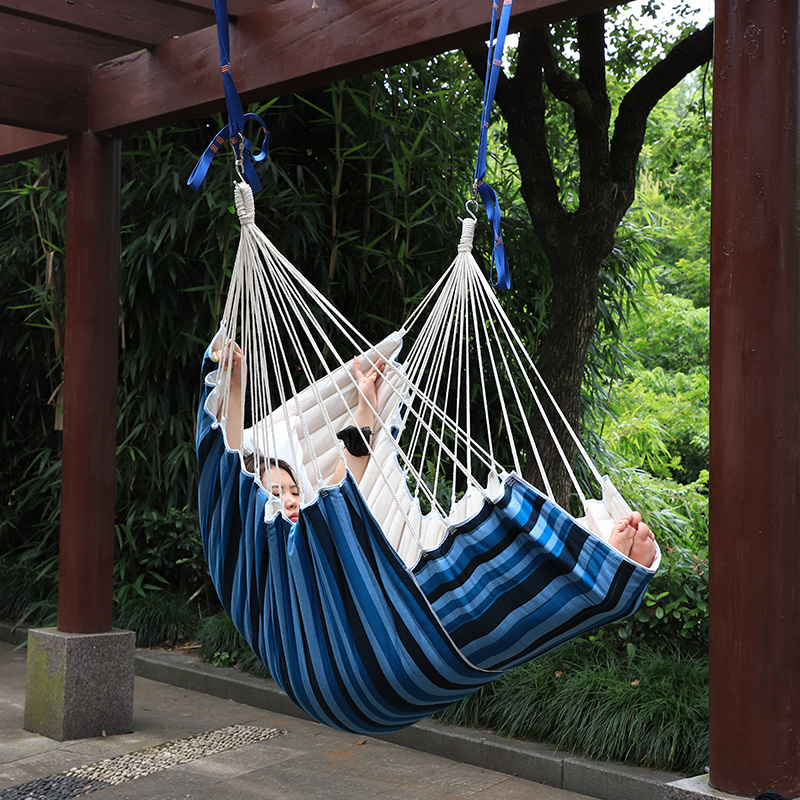 Hanging Hammock Chair With Footrest Sitting And Reclining Hammocks Swings Foldable Hammock Chair Lounger