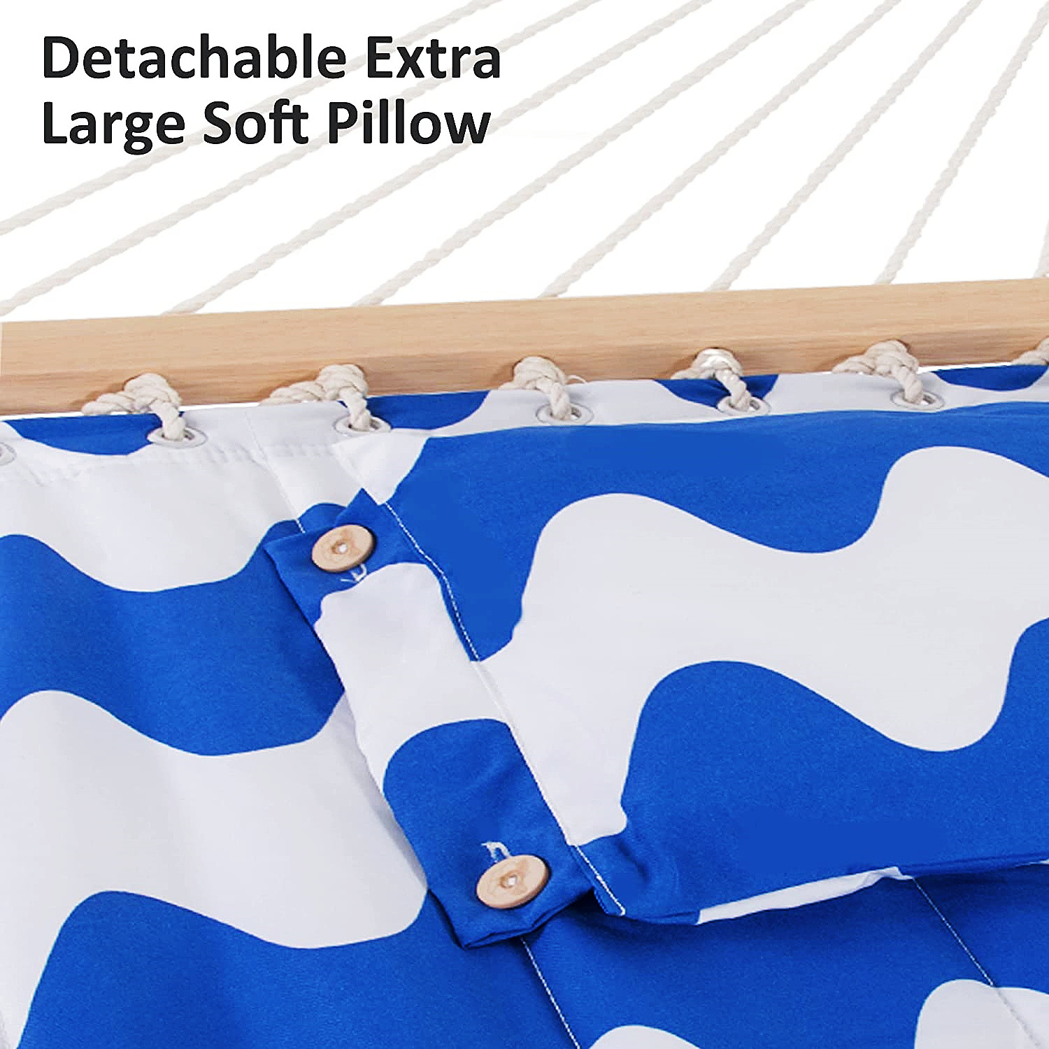 2022 Factory Direct Polyester Hammock Stand Independent Cotton Hammock With Soft Pillows And Colorful Stripes