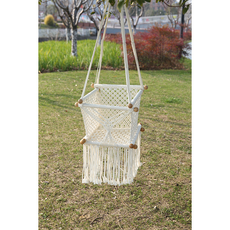 Indoor Eco Friendly Natural Handmade Portable Newborn Baby Bassinet Kids' Cribs Swing Chair Hanging Hammock