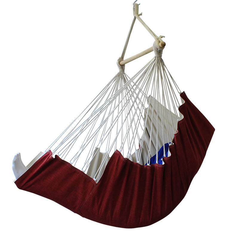 Hot Sale Latest Design High Quality Outdoor Colorful Reversible Wicker Hanging Swing Chair Free Stand Swing