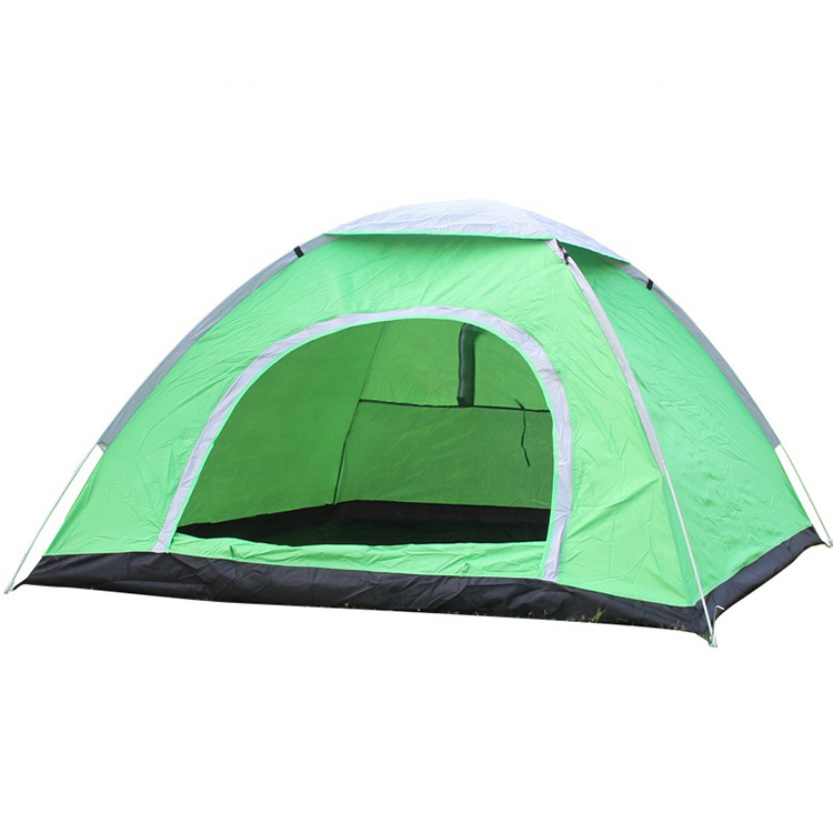 Luxury Outdoor Winter Fishing Waterproof 3-4 Person One Bed Room Family Camping Folding Tent