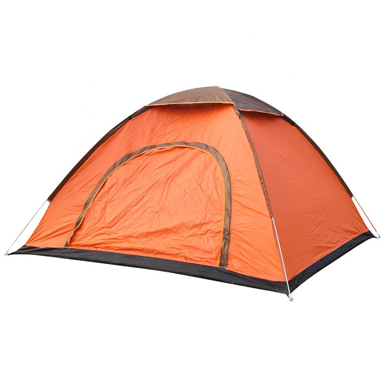 Luxury Outdoor Winter Fishing Waterproof 3-4 Person One Bed Room Family Camping Folding Tent