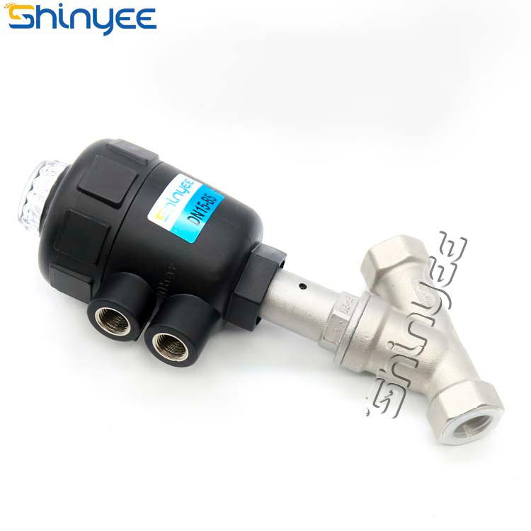 SHINYEEPNEUMATIC most popular DN compressor valves piston valved pneumat pneumatic angle air pneumatic angle valve