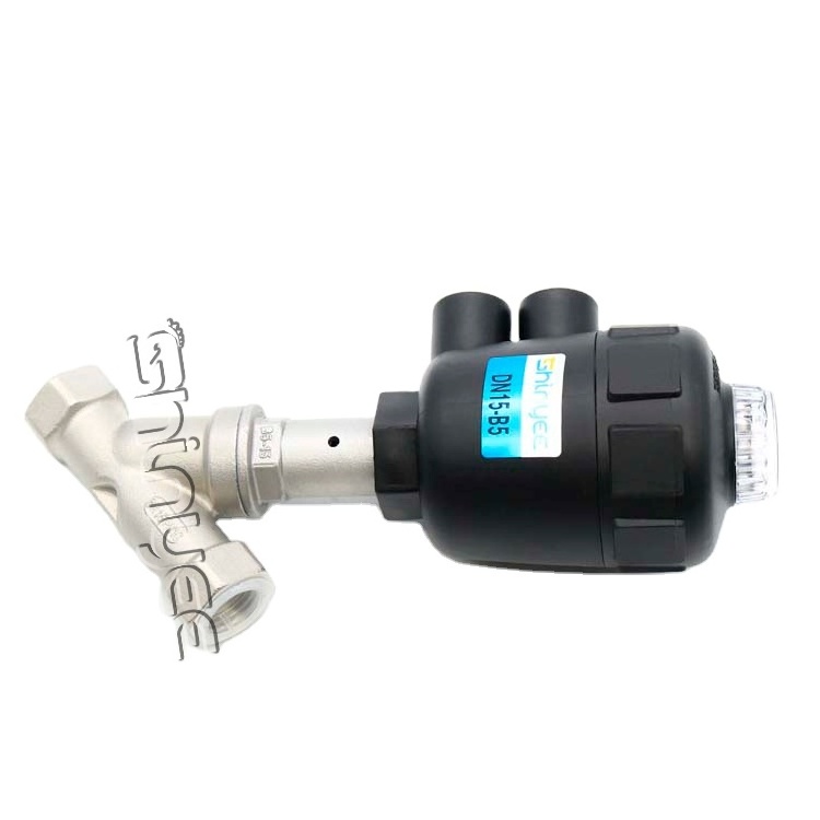 SHINYEEPNEUMATIC most popular DN compressor valves piston valved pneumat pneumatic angle air pneumatic angle valve