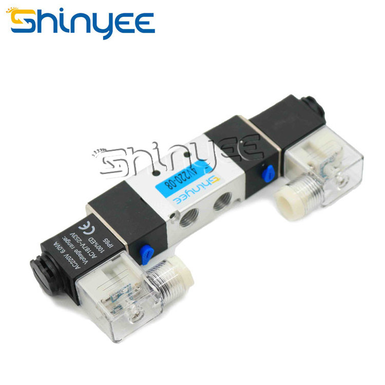 SHINYEEPNEUMATIC popular product 4v220-08 32 way solenoid valve gas control valves gas control valve for water heater 4 way