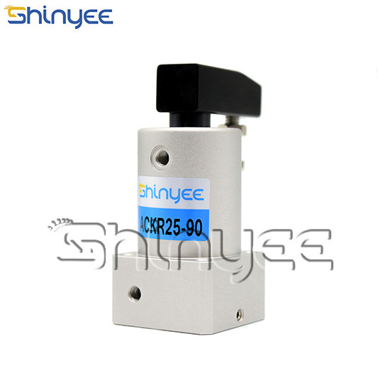 SHINYEEPNEUMATIC most popular products ACKR25-90 cylinder rotation rotary actuator Twist Clamp Air Cylinder