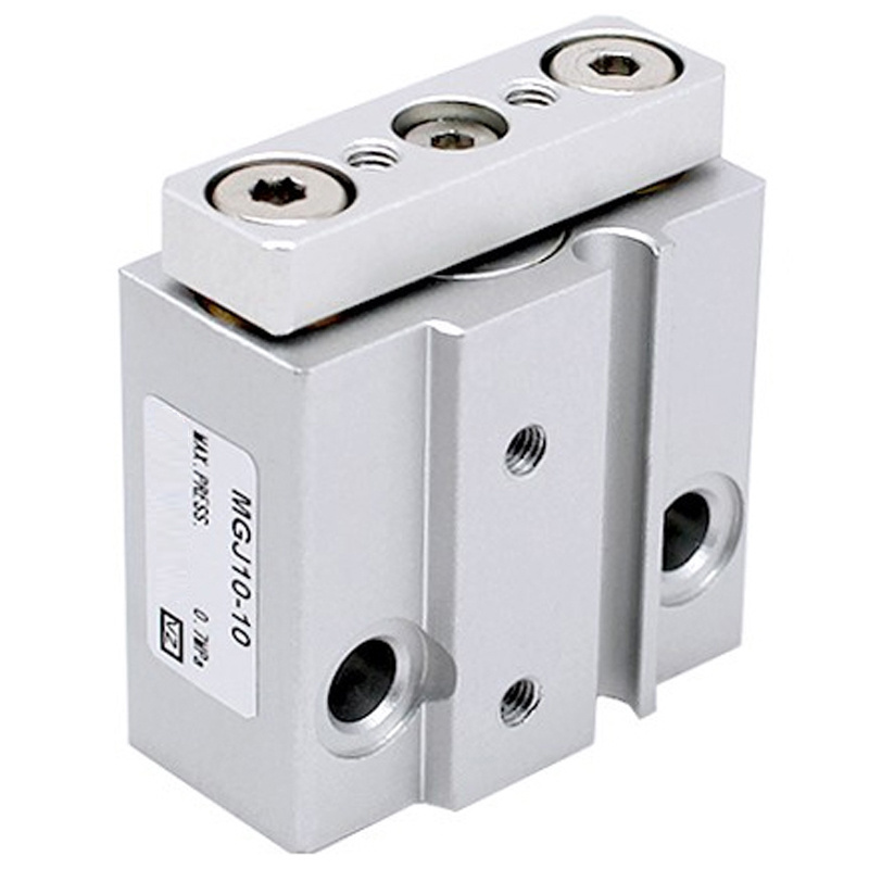 Shinypneumatic  smc type MGJ pneumatic cylinders small compressed miniature air cylinder with linear guide rod Actuator