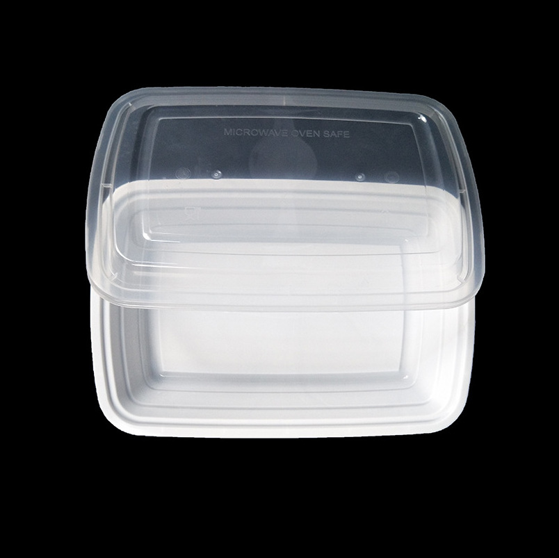 28oz rectangular disposable food packaging containers plastic lunch tiffin box bento boxes with air vent lock