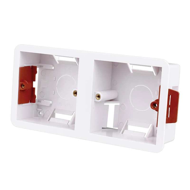 86 Type 2 Gang 172mm Dry Lining Mount Box For Gypsum Board Plasterboad Drywall 34mm Depth Wall Switch Socket Cassette