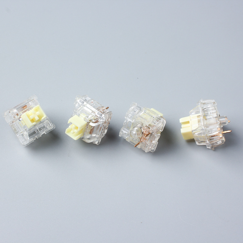 Customize DIY Game PC 35 Gram Lube Clickly Yellow Mechanical Keyboard Switches Gaming Keyboard Switches