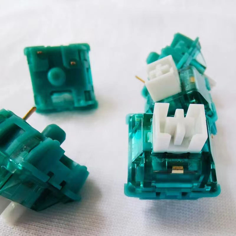 HUANO Hot-Swappable Magnetic Bluish Green RGB Keyboard Switches Genre Keyboard Switches