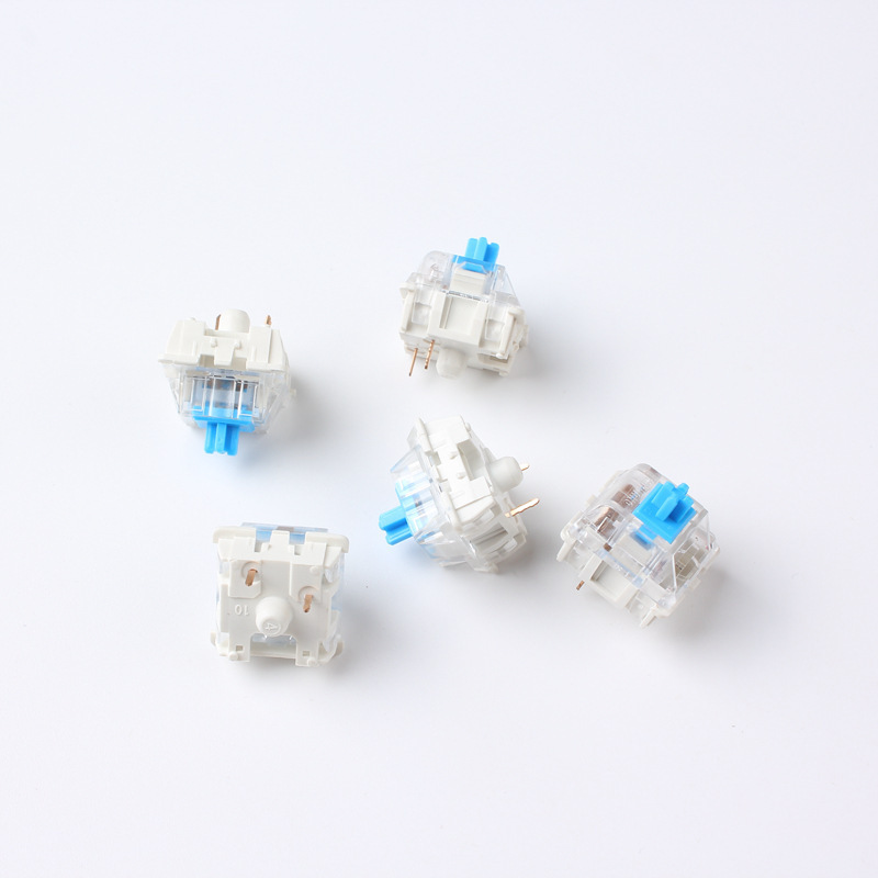 Linear Magnetic Axis Milky White Base Supports Smd Lights Mute Mechanical Shaft Keyboard Key Switch