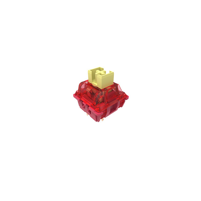 Magic Gold Contact Red Linear Switch Geek Mechanical Keyboard Switch 50GF 5pins RGB Gaming  Switch