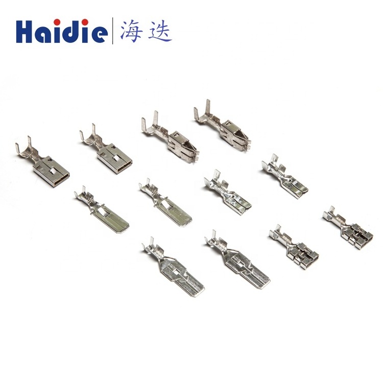 Electrical Auto Pin Wire Automotive End Cap Cable Crimp Connector Terminal , Automotive Wiring pins