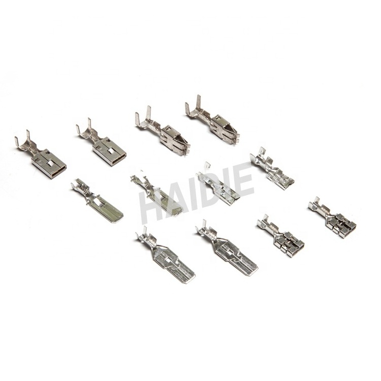 Electrical Auto Pin Wire Automotive End Cap Cable Crimp Connector Terminal , Automotive Wiring pins