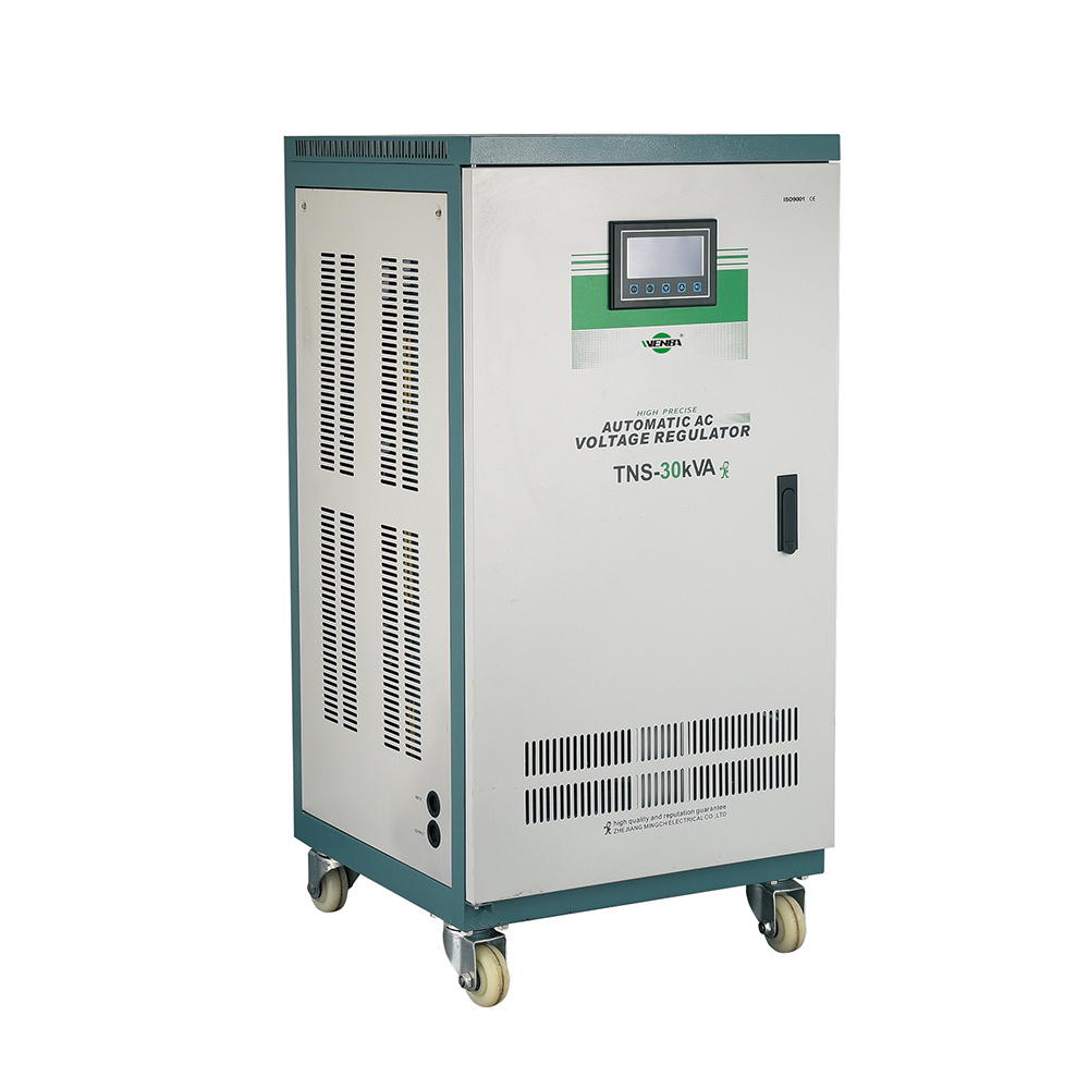 WENBA automatic three phase stabilizer TNS series 30kva 40kva 50kva output 380V voltage regulator